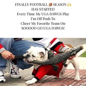 YESSSS UGA FOOTBALL SEASON IS HERE 🏈SO LET’S GO DAWGS!! CAN NOT FORGET NFL TOO